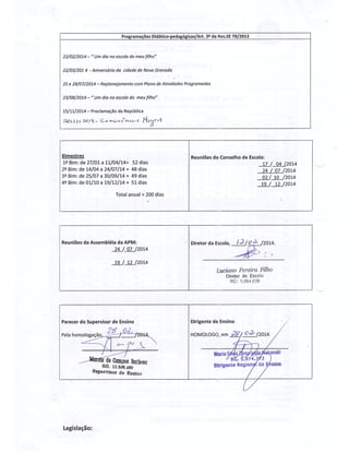 Plano Gestão EE Profa Alzira Salomão