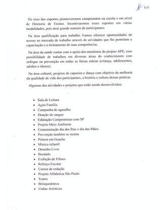 Plano Gestão EE Profa Alzira Salomão