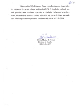 Plano Gestão EE Profa Alzira Salomão