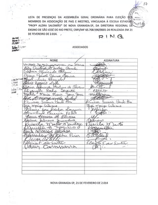 Plano Gestão EE Profa Alzira Salomão