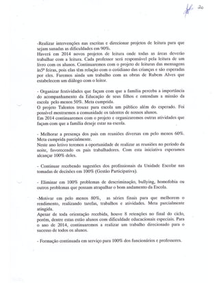 Plano Gestão EE Profa Alzira Salomão