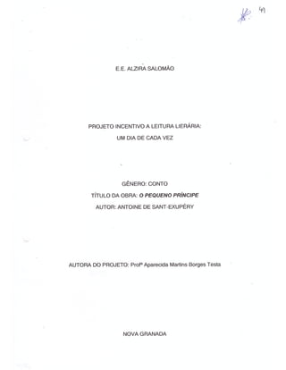 Plano Gestão EE Profa Alzira Salomão