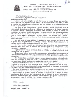 Plano Gestão EE Profa Alzira Salomão