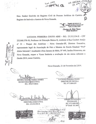 Plano Gestão EE Profa Alzira Salomão