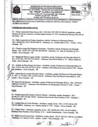 Plano Gestão EE Profa Alzira Salomão