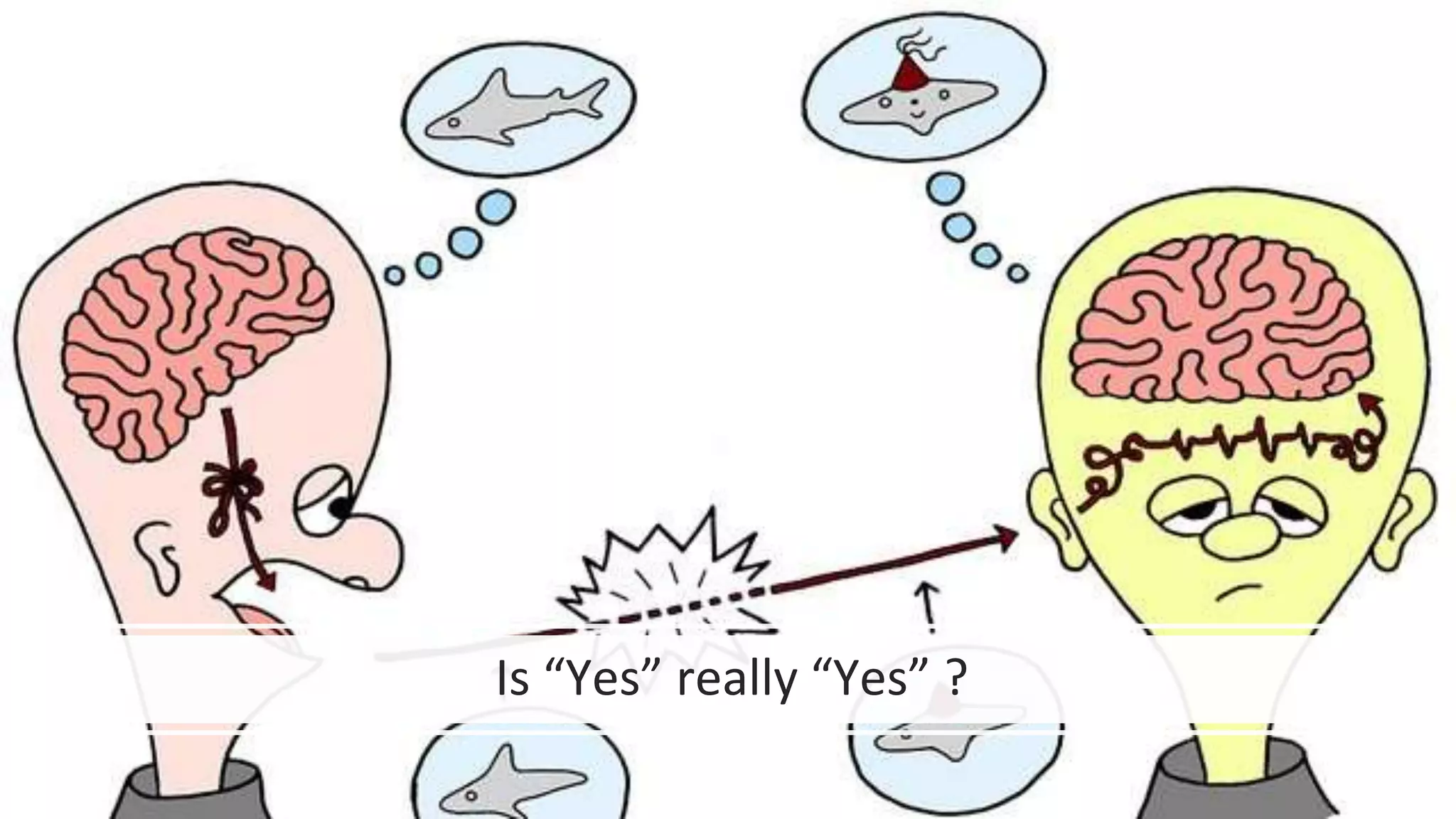 Is “Yes” really “Yes” ?
 