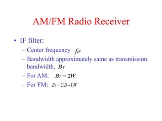 AM AND FM RECIVERS By Sai Varshith Avunoori | PPT