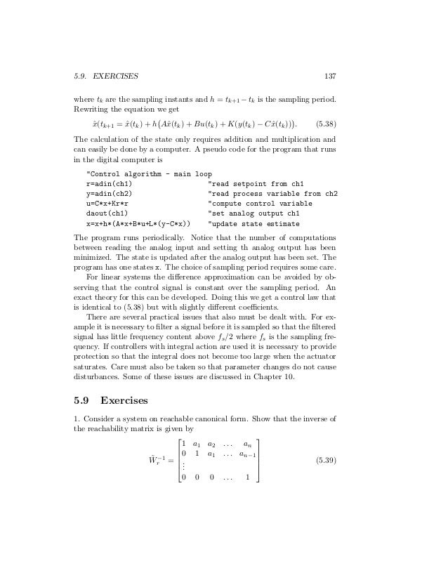 am04 ch5 24oct04 stateand integral reachable canonical form