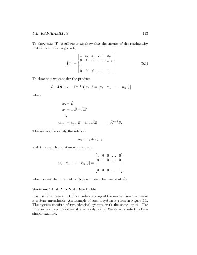 am04 ch5 24oct04 stateand integral reachable canonical form