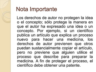 Para vender o prestar copias de la obra protegida al público; para la actuación de obras protegidas en público con fines de lucro