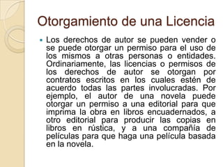 Ley de Estados Unidos La Ley de Derechos de Autor de 1976 estableció un sistema único de protección legal federal para todas las obras elegibles, tanto publicadas como no publicadas.Para las obras creadas después del 1º de enero de 1978, los derechos de autor se convierten en la propiedad del autor en el momento que se crea la obra y permanecen durante la vida del autor y 50 años adicionalesCuando un empleado crea una obra en el curso normal del trabajo, los derechos de autor se convierten en propiedad del patrón y duran 75 años a partir de su publicación o 100 años a partir del momento de su creación, dando preferencia al que sea más corto. Para obras creadas antes de 1978, la ley antigua estipulaba que los derechos de autor duraban 28 años y se podían extender por otros 28 años, con un máximo de 56 años a partir de su publicación. La nueva ley "extendió" el período de los derechos de autor en vigencia desde el 1º de enero de 1978, para que los mismos duraran aproximadamente 75 años a partir de su publicación.