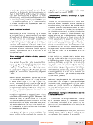 AM | nº 17
18 www.amagazine.cl
MODERNIZACIÓN
Teletrabajo, virtualización de las oficinas, automatización
y la llegada del ...