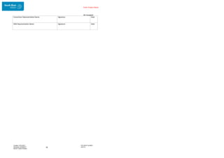 Enter Project Name
All Complete
DOCUMENT NUMBER:
AM2755
Created: 27/01/2017
Reviewed: 04/09/2017
Branch: Asset Creation
14
Consortium Representative Name: Signature Date
SEW Representative Name: Signature Date
 