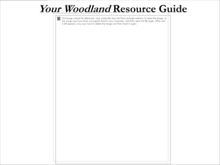 Your Woodland Resource Guide
 