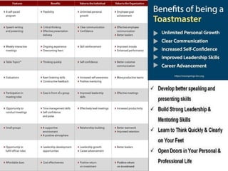 Toastmaster Elements Let's join Toastmasters | PPTX