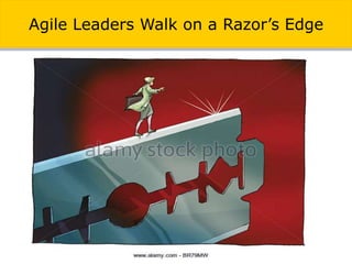 Agile Leaders Walk on a Razor’s Edge
 