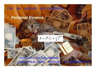 Personal Finance




    Finance Cat by ﬂickr user o205billege
 