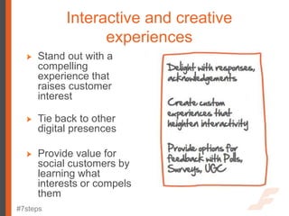 Interactive and creative
                 experiences
     Stand out with a
     compelling
     experience that
     rais...