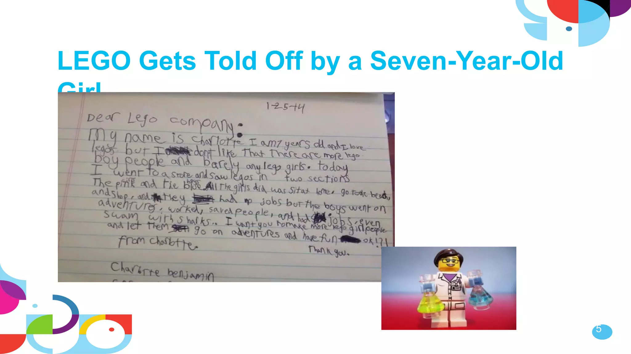 LEGO Gets Told Off by a Seven-Year-Old
Girl
5
 