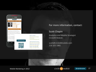 Monetization                                   Mobile Marketing in 2012    11