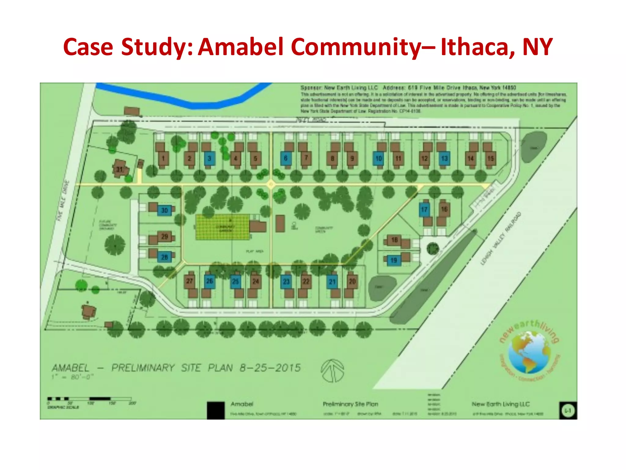 Case	Study:	Amabel Community– Ithaca,	NY
 