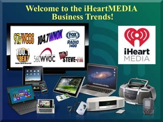 Welcome to the iHeartMEDIA
Business Trends!
 