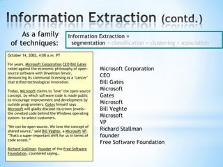 A Web crawler is one type of bot, or software agent. In general, it starts with a list of URLs to visit, called the seeds. As the crawler visits these URLs, it identifies all the hyperlinks  in the page and adds them to the list of URLs to visit, called the crawl frontier. URLs from the frontier are recursively visited according to a set of policies.Web Crawling (contd.)