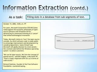 Web CrawlingA Web crawler is a computer program that browses the World Wide Web in a methodical, automated manner or in an orderly fashion. 