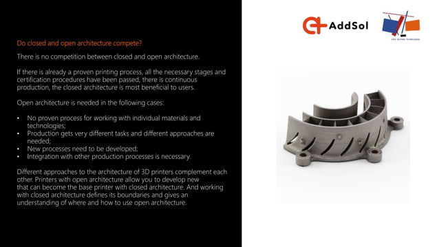 Additive manufacturing. Open architecture | PPT