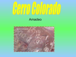 Amadeo Cerro Colorado 
