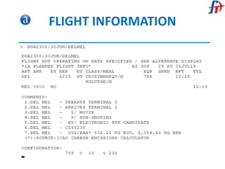 FLIGHT INFORMATION
 
