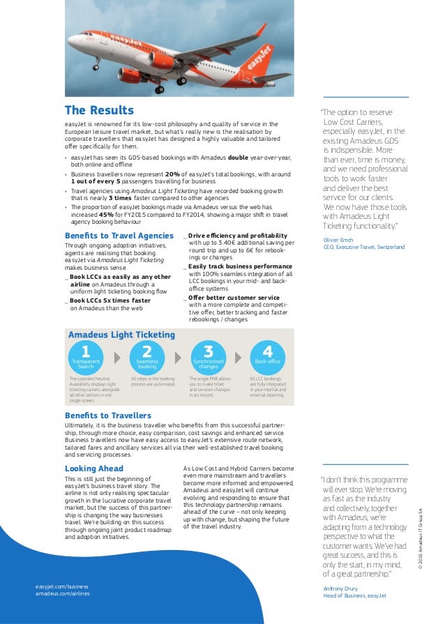 Easyjet blazes trail on customer service case study image