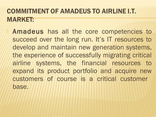 Amadeus general knowledge | PPT | Business | Business and Finance