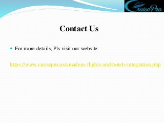 Amadeus hotel booking system