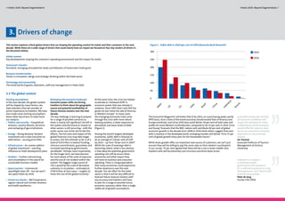 6 Hotels 2020: Beyond Segmentation                                                                                                                                                                                                      Hotels 2020: Beyond Segmentation 7




  3. Drivers of change
This section explores critical global drivers that are shaping the operating context for hotels and their customers in the next              Figure 1 - Public debt in 2020 (per cent of GDP) (Deutsche Bank Research)5
decade. While there are a wide range of drivers that could clearly have an impact we focused on four key clusters of drivers in
the discussion below:                                                                                                                        300                                                                                                    2010
Global context
                                                                                                                                                                                                                                                    2020
Key developments shaping the customer’s operating environment and the impact for hotels                                                      250

Tomorrow’s traveler
Persistent, emerging and potential needs and behaviors of tomorrow’s hotel guest                                                             200

Business transformation
                                                                                                                                             150
Trends in innovation, design and strategic thinking within the hotel sector

Technology and connectivity                                                                                                                  100
The wired world of guests, bedrooms, staff and management in Hotel 2020

                                                                                                                                             50
3.1 The global context
Starting assumptions                        Reshaping the economic landscape                  At the same time, the crisis has helped        0




                                                                                                                                                                                                                          sia
In the next decade, the global context      Economic power shifts are forcing                 accelerate an ‘Eastward Shift’ in




                                                                                                                                                                                                                         ne



                                                                                                                                                                                                                                  sia
                                                                                                                                                                                                            a
                                                                                                                                                        n
                                            hoteliers to think about the geographic




                                                                                                                                                                                                 il
will be shaped by many factors; we                                                            economic power that was already in




                                                                                                                                                                                      a




                                                                                                                                                                                                           in



                                                                                                                                                                                                                     do
                                                                                                                                                    pa




                                                                                                                                                                                                az
                                                                                                                                                                                    di




                                                                                                                                                                                                                                   s
                                                                                                                                                             US



                                                                                                                                                                        EU




                                                                                                                                                                                                         Ch




                                                                                                                                                                                                                                Ru
                                                                                                                                                                                              Br
                                                                                                                                                   Ja




                                                                                                                                                                                   In




                                                                                                                                                                                                                    In
have selected a few we consider of          source and potential profitability of             evidence. Since 1995 Asia’s real GDP has
prime importance to hoteliers. We have      future revenue streams over the next              grown at over twice the rate of America
also made some starting assumptions         decade.                                           or Western Europe3. In many cases
about other key drivers to help frame       The key challenge is learning to prepare          the emerging economies have come              The Economist Magazine6 estimates that (i) by 2014, on a purchasing power parity       A possible double-dip and lack
our analysis:                               for a range of possible scenarios as              through the crisis with more robust           (PPP) basis, Asia’s share of the world economy should exceed that of America and       of economic confidence will
>> Politics and security – Geopolitical     there is clearly still significant risk left in   banking systems, a lower exposure to          Europe combined; and (ii) by 2020 Asia could deliver 50 per cent of total sales and    impact the demand for travel.
   tensions, country failures, terrorism    the system and the knock-on impact to             derivatives and lower levels of debt          profits for some Western multinationals, compared to 20-25 per cent in 2010. Ernst     A deflationary world economy
   and reshaping of geo-institutions        other sectors is still occurring – with the       (Figure 1).                                   and Young7 forecasts that the BRIC nations will contribute 40 per cent of global       would stifle the industry since
                                            public sector one of the last to feel the                                                       economic growth in the decade from 2008 to 2018 while others suggest that even         we are an experience economy
>> 	 nergy – Rising demand, hesitant
   E                                        effects. The full costs and impact of the         Among the world’s largest developed           with a recovery in the developed world, emerging markets will deliver 70 to 75 per     dependent on discretionary
   investment and a slow transition to      global financial crisis may take longer           economies, public debt is forecast to         cent of global growth every year for the foreseeable future.8                          income.
   alternatives - causing price hikes       to assess, but the estimate so far is of a        be an average of 118 per cent of GDP                                                                                                 Ian Yeoman
                                            total of $20 trillion in bailout funding,         by 2014 – up from 78 per cent in 20074.       While Asian growth offers an important new source of customers, we can’t just          Associate Professor of Tourism
>> 	 nfrastructure – An uneven pattern
   I                                        stimulus commitments, guarantees and              While the scale of sovereign debt is          assume they will be willing to pay the same rates as their western counterparts.       Management at Victoria
   of global investment – exerting          increased spending by governments                 becoming clearer, what is less obvious        In our survey, 70 per cent agreed that there will be a rise in Asian middle class      University
   influence on hotel development plans     worldwide1. Perhaps more importantly              is how deep the potential government          travelers who will be extremely cost conscious and drive down prices.
                                            for the longer term, we have become               spending cuts will be across these
>> 	 viation – Further restructuring
   A                                        far more aware of the scale of exposure           economies and what impact they
   and consolidation in the search for      and the size of risk resident within the          will have on business and consumer                                                                                                   Indonesia is a sleeper –
   sustainable business models              system. The biggest single source of              spending. There is rising expectation                                                                                                a continued stable
                                            risk is posed by the scale of derivative          that many economies could experience                                                                                                 government will catalyze it.
>> 	 pace tourism – Commercial
   S                                        contracts in circulation – estimated at           further downturns over the next                                                                                                      It’s a difficult market as it’s very
   spaceflight takes off – but we won’t     $700 trillion at face value – roughly 10          decade. The net effect for the hotel                                                                                                 heterogeneous, but I think it will
   see space hotels by 2020                 times the size of the global economy2.            sector is that it will be very difficult to                                                                                          surprise many people.
                                                                                              forecast future revenue streams with                                                                                                 Peter de Jong
>> 	 uture eco-shocks – We’ll experience
   F                                                                                          any accuracy and hoteliers will have                                                                                                 Former CEO, PATA
   regular natural and climatic disasters                                                     to plan for a range of possible future
   and health pandemics.                                                                      economic scenarios rather than a single
                                                                                              stable set of growth assumptions.
 