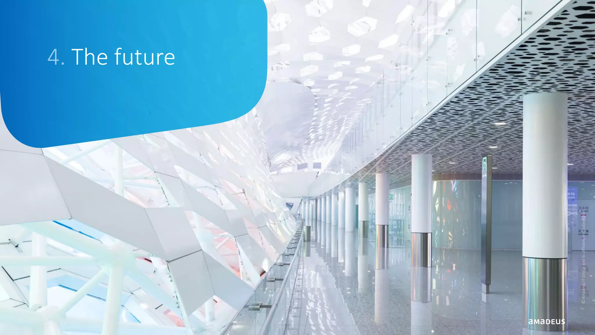 ©AmadeusITGroupanditsaffiliatesandsubsidiaries 4. The future 