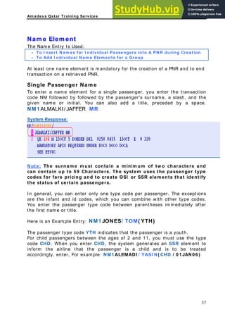 AMADEUS RESERVATION TICKETING | PDF