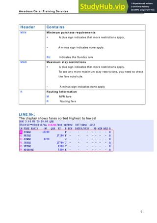 AMADEUS SYSTEM TICKETING MANUAL | PDF