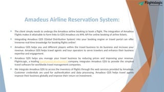 Amadeus Travel Software | Amadeus Airline | Amadeus GDS System | PPTX