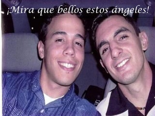 ¡Mira que bellos estos ángeles!

 