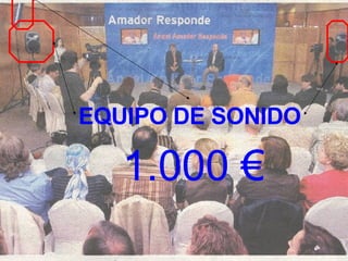 1.000 € EQUIPO DE SONIDO 