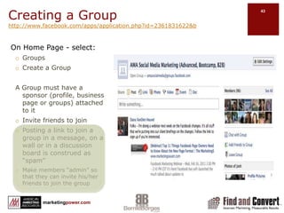 Creating a Business Pagehttp://www.facebook.com/pages/create.php