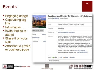 Tagging Friends or Pages in FacebookUse the “@” before a name to tag