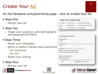 Promoting Your Business Pagehttp://www.facebook.com/help/?faq=12822Allow business page to go through your Facebook news feed.Your Profile News Feed allows your business page to display to all your friends.It’s crucial to spreading your message to the most people on Facebook. HelpScreenshot fnc post + bernie news feed