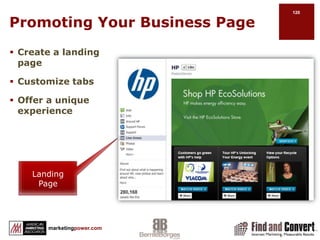 Facebook Promotional PoliciesRead Facebook’spromotional guidelines carefully Do not ever call Facebook your partnerUnderstand Local Rules - contests, giveaways and sweepstakes based on chance are illegal in some countries	Belgium, Norway, Sweden, or IndiaHeed Facebook’s formatting requirementsYou can only administer a promotion through an application on FacebookDo not require a Facebook actionYou may become a fan but any action such as post a photo, update a status or comment is not allowed.You can allow new fans to access 3rd party app’s but you cannot notify winners via FacebookBrand Permission CenterAdvertising and Guidelines