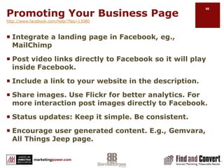 Target your PostsDon’t share all posts with “everyone” if not applicableTarget by:CountryStateCityLanguage