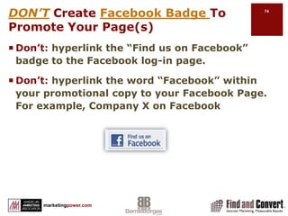 Promoting Your Business Pagehttp://blog.hubspot.com/blog/tabid/6307/bid/23963/25-Facebook-Page-Ideas-You-Haven-t-Tried-Yet.aspxhttp://blog.hubspot.com/blog/tabid/6307/bid/26267/8-creative-ways-to-customize-your-facebook-business-page?source=Blog_Email_[8%20Creative%20Ways%20to%20C] 