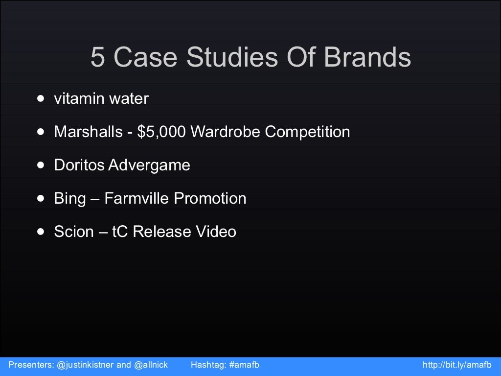 case study on brands