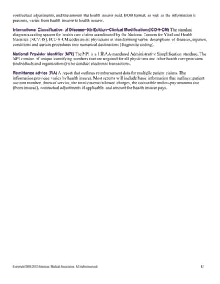 Ama flow that claim submission processing adjudication and payment | PDF