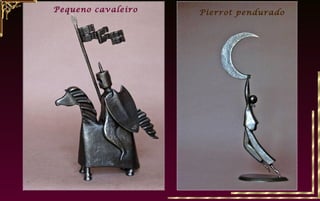 Pequeno cavaleiro Pierrot pendurado
 